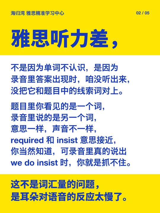 雅思听力同义替换 图解 2/5
