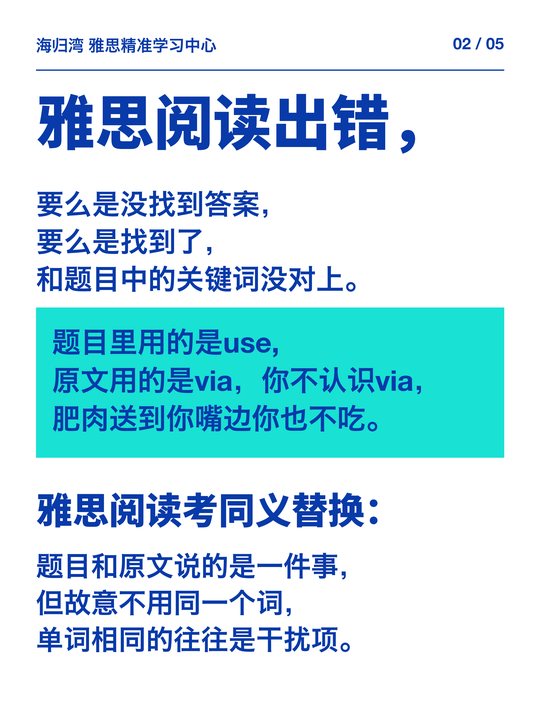 雅思阅读同义替换 图解 2/5